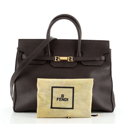 fendi bag leather